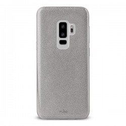 Puro Cover PC+TPU Shine per Samsung Galaxy S9+ 6 2  Argento