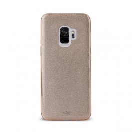 Puro Cover PC+TPU Shine per Samsung Galaxy S9 5 8  Oro
