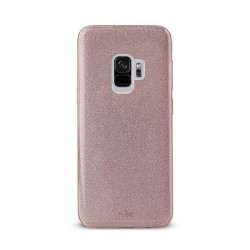 Puro Cover PC+TPU Shine per Samsung Galaxy S9 5 8  Oro Rosa
