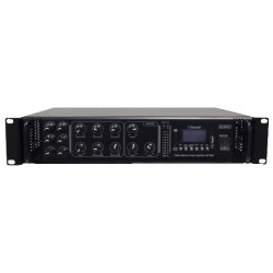 AMPLIFICATORE  PA BLUETOOTH & FM SCAN 100V 180W MP3 6ZONE GBC