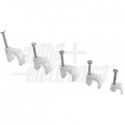 GRAFFETTA D 5 X CAVO TONDO 100 Prezzo per: 1 sacchetto da 100pz 