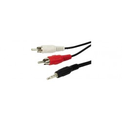 CAVO JACK ST 3,5 MM 2SP RCA 1,2 MT 50 PZ