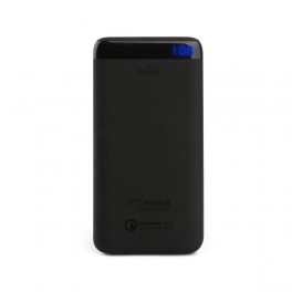 Puro Batteria Esterna Premium Fast Charger Qualcomm+Power Delivery 10000mAh 1USBA+1USB C 18W Li Nero