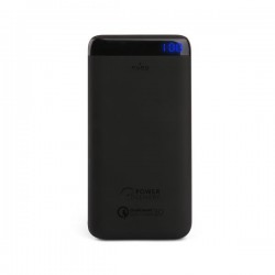 Puro Batteria Esterna Premium Fast Charger Qualcomm+Power Delivery 10000mAh 1USBA+1USB C 18W Li Nero