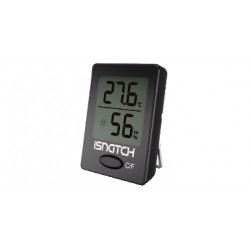 TERMOMETRO C/UMIDITÀ INT C/MAGNETE NERO 