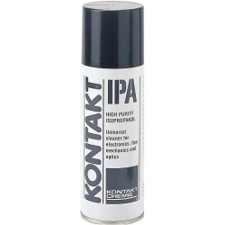 SPRAY KONTAKT IPA B 200ML ISOPROPANOLO Alcol isopropanolo estremamente puro per la pulizia professionale dei vetri ottici  Lo sp