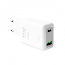 Puro Fast Charger Power Delivery Mini Carica Batterie da Viaggio 1 USB C+USB A, 30W, bianco