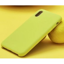 Puro Cover in Silicone Liquido con interno in microfibra per iPhone 6/6s/7/8 4,7  Giallo