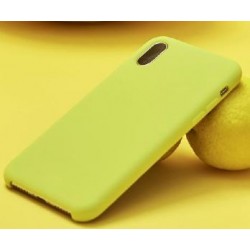 Puro Cover in Silicone Liquido con interno in microfibra per iPhone 6/6s/7/8 4,7  Giallo