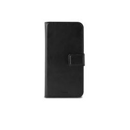 Puro Cust Ecop  Wallet Case  HUAWEI P20 Flip w/Oriz+3Vani+Tasca Bancon+StandUp+Ling  Magn BLK