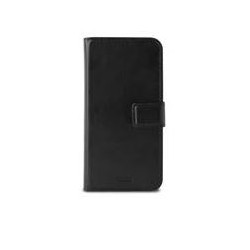 Puro Cust Ecop  Wallet Case  HUAWEI P20 Lite Flip w/Oriz+3Vani+Tasca Bancon+StandUp+Ling  Magn BLK