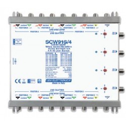 Passante 9 cavi 4 derivate IF SAT + Alimentatore