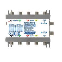 Multiswitch Passante 5 cavi 2 derivate IF SAT   TV   Terr    Programmabile