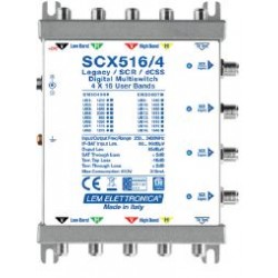 Multiswitch Passante 5 cavi 8 derivate DCSS Terr  16UB