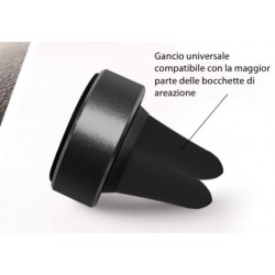 Puro Supporto Universale Magnetico da Auto per Ventole Areazione,  Magnet Holder , Universale Nero