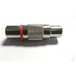 CONN TV FEMMINA 5 mm ROSSI 