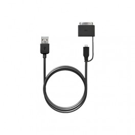 Puro Cavo UsB   micro Con Adattatore Mic RO   apple Integrato 1a Per Ricarica E