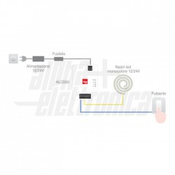DIMMER LED MONO 12/24V 3A/CH P 
