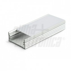 Profilo allum e cover PC opaco 2m pr/pz 