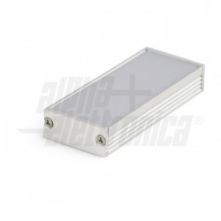 Profilo allum e cover PC opaco 2m pr/pz 