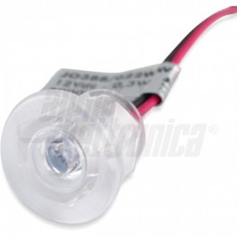 MINI SPOT LED 12V PLAST TRASP  