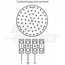 PLAFONIERA LED 16W IP44 D30CM 