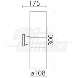 SUPPORTO PER LAMPADA GRIGIO IP 