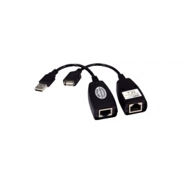 AMPLIFICATORE SEGNALE USB2 0  RETE ETHER CONVERTITORE DA USB A CAVO RETE 60 METRI