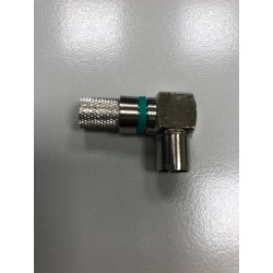 CONN TV FEMMINA 90° AVVITARE CAVO 6,7mm