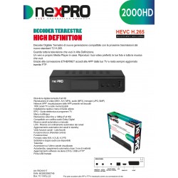 DECODER TERRESTRE T2 HD 2000HD NEXPRO