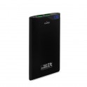 Puro Batteria Esterna Permium Fast Charger Universale 6000mAh 2USB 2 1A Li Poly Nero