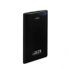 Puro Batteria Esterna Permium Fast Charger Universale 6000mAh 2USB 2 1A Li Poly Nero