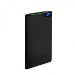 Puro Batteria Esterna Permium Fast Charger Universale 6000mAh 2USB 2 1A Li Poly Nero