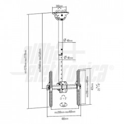 SUPP SOFFITTO DA 37 70 MAX 50KG