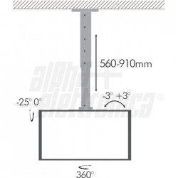 SUPP SOFFITTO DA 37 70 MAX 50KG
