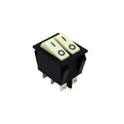 DOPPIO DEVIATORE UNIPOLARE A BILANCIERE 