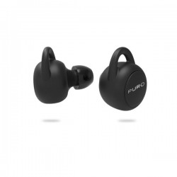 Puro Auricolare Stereo Bluetooth 5 0  Workout  True Wireless con base di ricarica IPX7 Nero