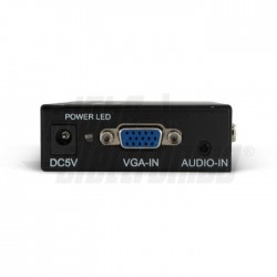Splitter video VGA con audio da 1 a 2 