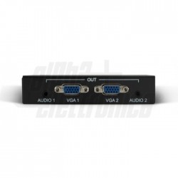 Splitter video VGA con audio da 1 a 2 