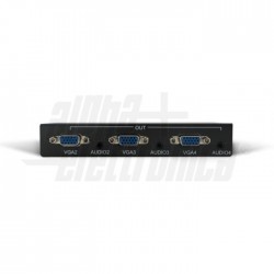 Splitter video VGA con audio da 1 a 4 