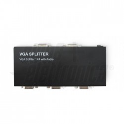 Splitter video VGA con audio da 1 a 4 