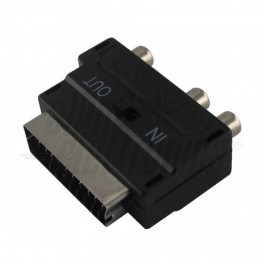 ADATTATORE  SCART IN OUT 