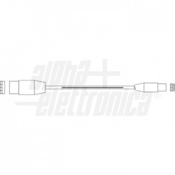 Cavo da spina USB   A  a USB  B  1,8m AV Cavo da spina USB tipo  A  a spina USB tipo  B    1,8m   Avorio