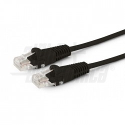 Cavo di rete Patch in Rame Cat  5e Nero Cavo di rete Patch in Rame Cat  5e Nero U/UTP 1m