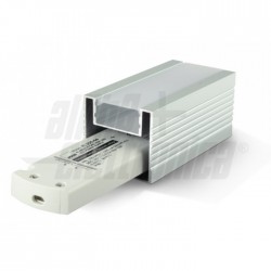 Profilo allum e cover PC opaco 2m pr/pz 