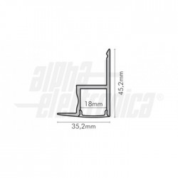 Prof Al e cover PC opaco 2macces  pr/pz 