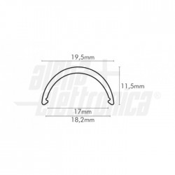 Copert PMMA Satinato tondo 70 2 pr/pz 