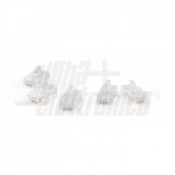 Spina RJ45 8P8C Cat 5 passante   UTP Spina RJ45 8P8C Cat 5 passante   UTP