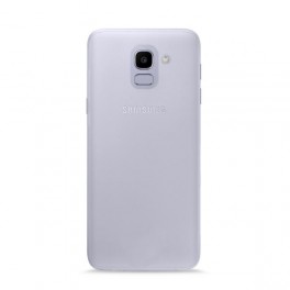 Puro Custodia TPU Ultra Slim  0 3 NUDE  per Samsunsg J6 Trasparente