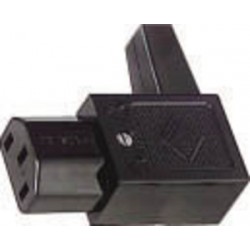 PRESA   TRIPOLARE ANGOLO VDE10A PRESA VOLANTE TRIPOLARE AD ANGOLO          Con guidacavo uscita laterale destra